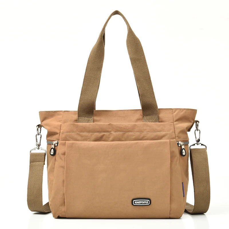 Casual Simple Large Capacity Canvas Tote Bag Female Light Weight Wild Trend Casual Portable Shoulder Messenger Bags for Women