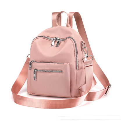 Casual Small Backpack Women Waterproof Nylon School Bags for Teenage Girls High Quality Fashion Travel  Shoulder Packbag