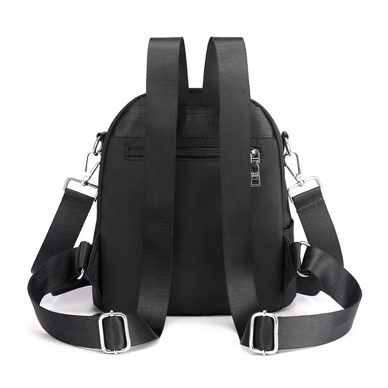 Casual Small Backpack Women Waterproof Nylon School Bags for Teenage Girls High Quality Fashion Travel  Shoulder Packbag
