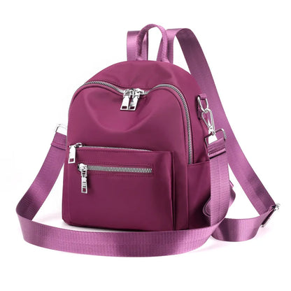 Casual Small Backpack Women Waterproof Nylon School Bags for Teenage Girls High Quality Fashion Travel  Shoulder Packbag