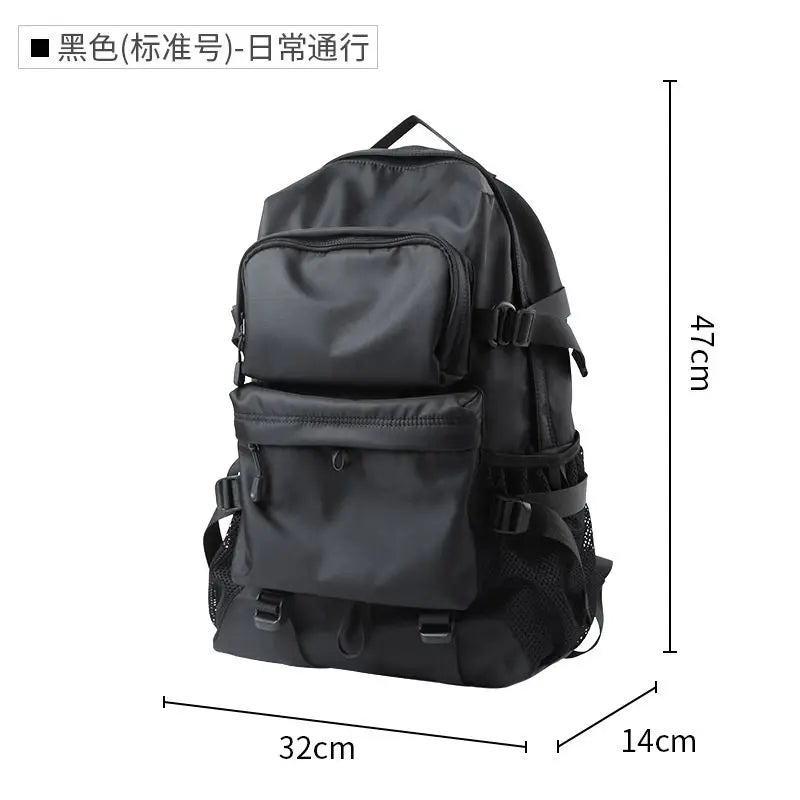 Casual Street Style Male Backpack Large Capacity 17inch Laptop Travel BackPack Tiding University College Schoolbag