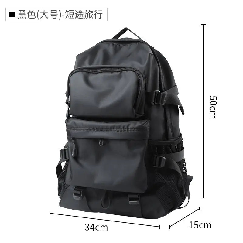 Casual Street Style Male Backpack Large Capacity 17inch Laptop Travel BackPack Tiding University College Schoolbag