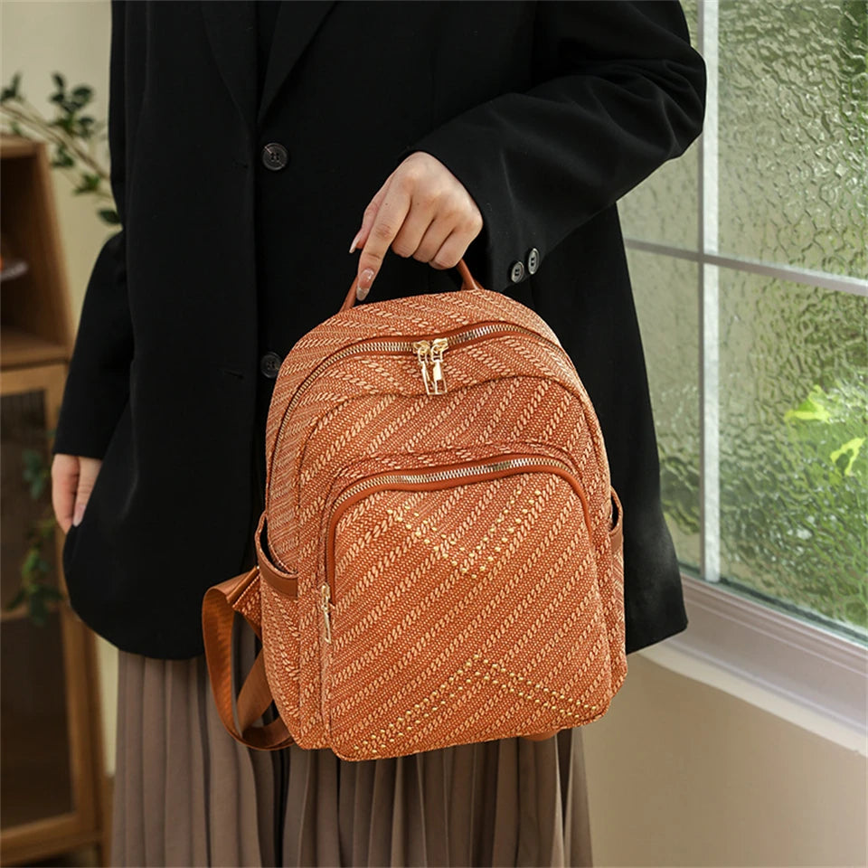 Casual Women Backpacks Designer Oxford Rucksack Mochila School Shoulder Bag for Teenagers Girls Large Capacity Travel Backpack