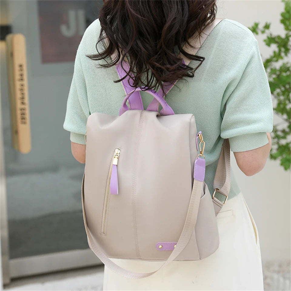 Casual Women Backpacks Unisex Multi-pocket Laptop Rucksack Luxury Designer Ladies Travel Bag Student School Bag for Girls
