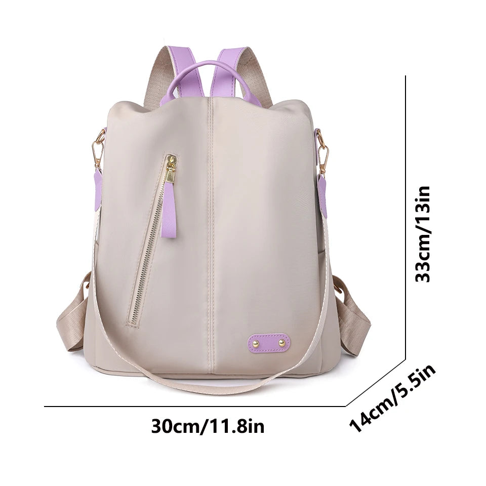 Casual Women Backpacks Unisex Multi-pocket Laptop Rucksack Luxury Designer Ladies Travel Bag Student School Bag for Girls
