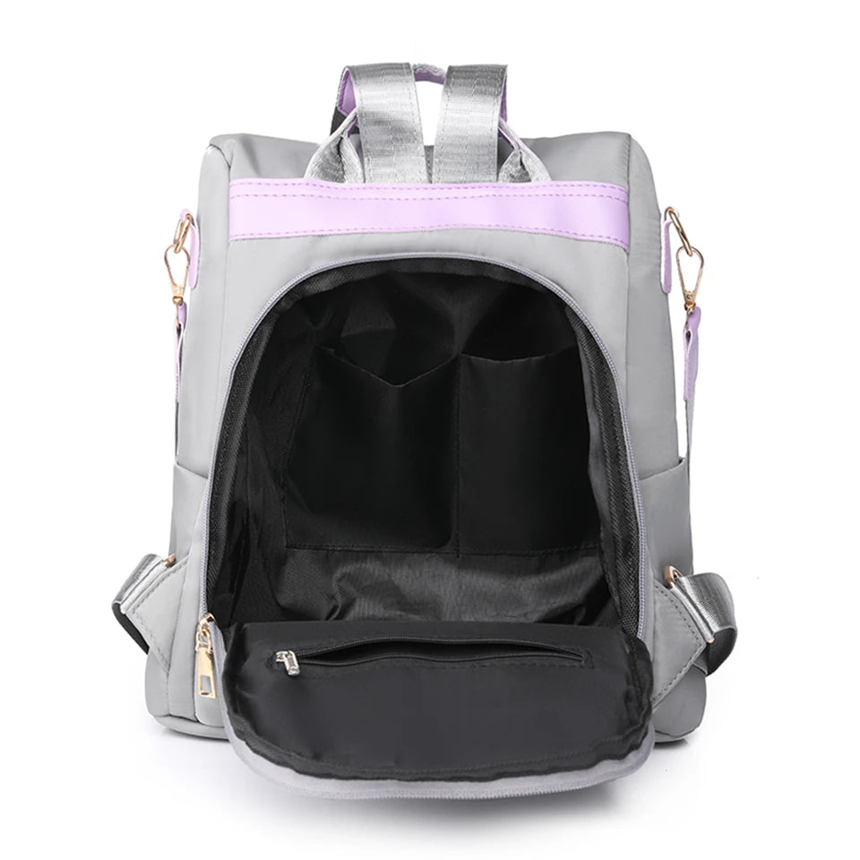 Casual Women Backpacks Unisex Multi-pocket Laptop Rucksack Luxury Designer Ladies Travel Bag Student School Bag for Girls