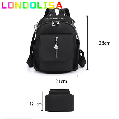 Casual Women Backpacks and Purses Luxury Nylon Designer Rucksack Mochilas Waterproof School Shoulder Bag for Teenagers Girl Sac