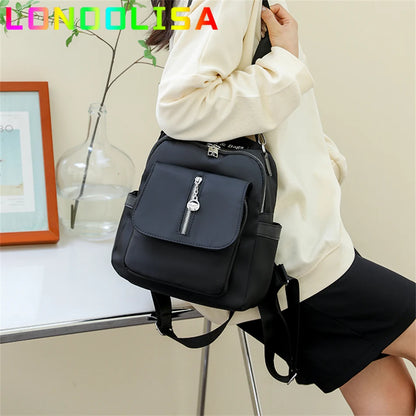 Casual Women Backpacks and Purses Luxury Nylon Designer Rucksack Mochilas Waterproof School Shoulder Bag for Teenagers Girl Sac