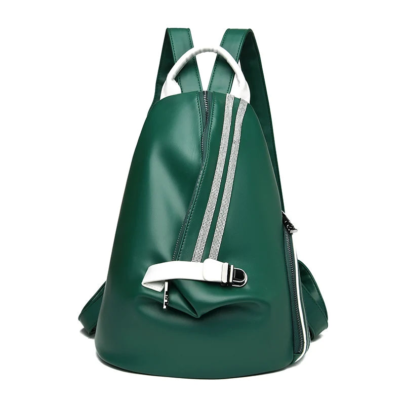 Casual Women Leather Backpack Designer Shoulder Bags For Women 2023 Back Pack School Bags For Teenage Girls Sac Mochila Feminina