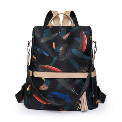Casual Women Oxford Backpack Anti-theft Bookbag College Wind Ladies Large Capacity Knapsack Handle Bag Ladies Rucksack Mochilas
