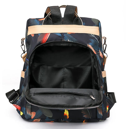 Casual Women Oxford Backpack Anti-theft Bookbag College Wind Ladies Large Capacity Knapsack Handle Bag Ladies Rucksack Mochilas
