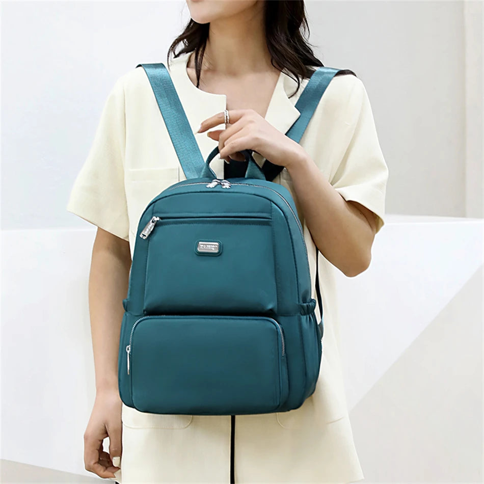 Casual Women nylon Backpack High Quality Bagpack Women School Bags for Teenage Girls Ladies Small Travel Backpacks Mochila Sac
