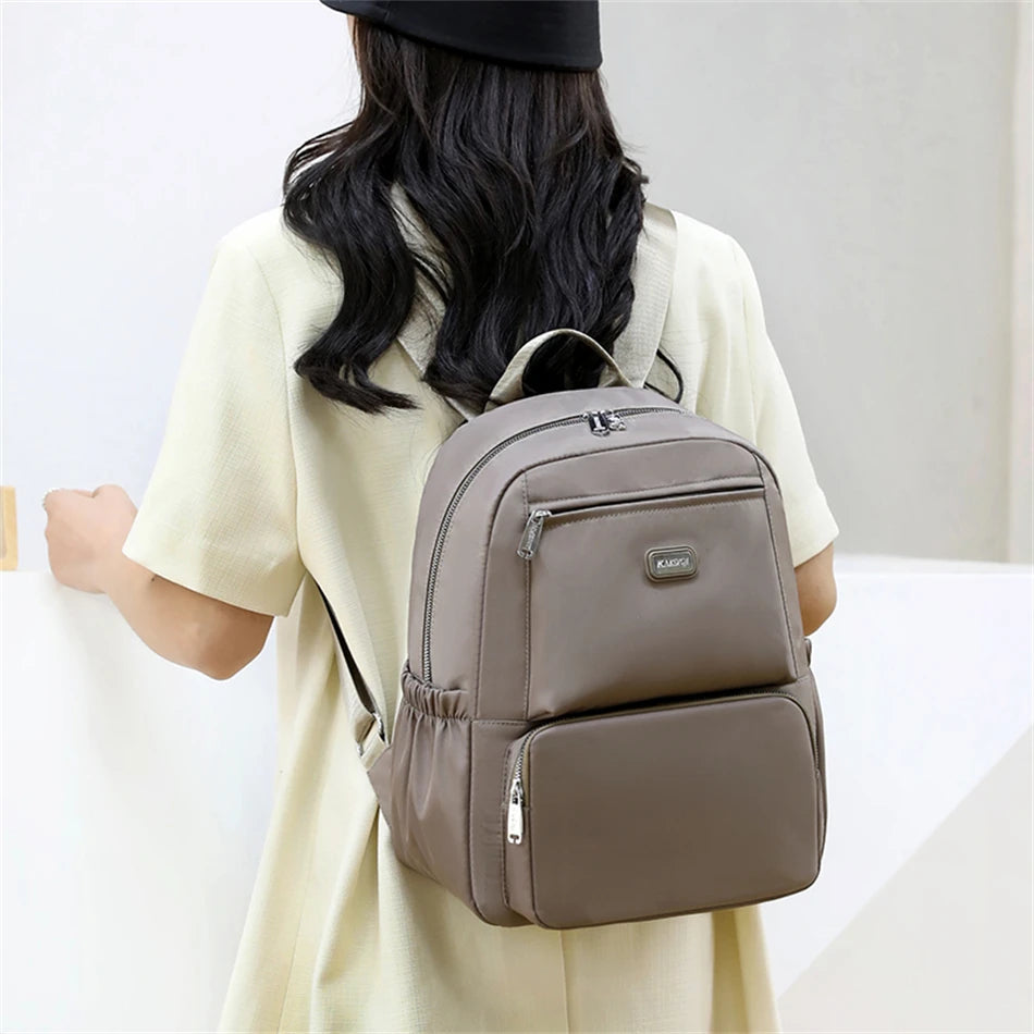 Casual Women nylon Backpack High Quality Bagpack Women School Bags for Teenage Girls Ladies Small Travel Backpacks Mochila Sac