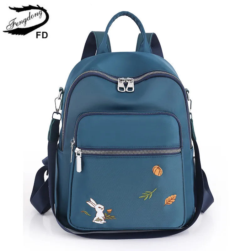Casual woman backpack Small School bag Anti-theft backpack fashion embroidered backpack ladies backpack leisure shoulder bag