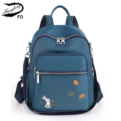 Casual woman backpack Small School bag Anti-theft backpack fashion embroidered backpack ladies backpack leisure shoulder bag
