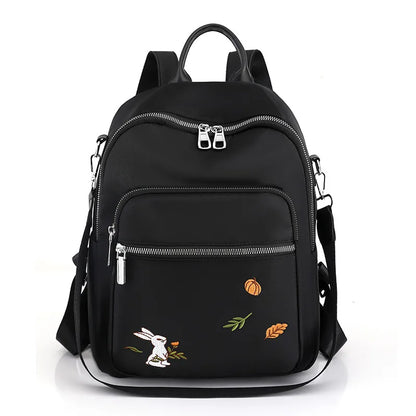 Casual woman backpack Small School bag Anti-theft backpack fashion embroidered backpack ladies backpack leisure shoulder bag
