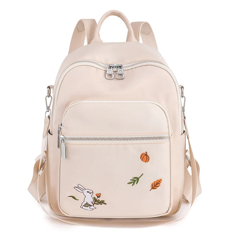 Casual woman backpack Small School bag Anti-theft backpack fashion embroidered backpack ladies backpack leisure shoulder bag