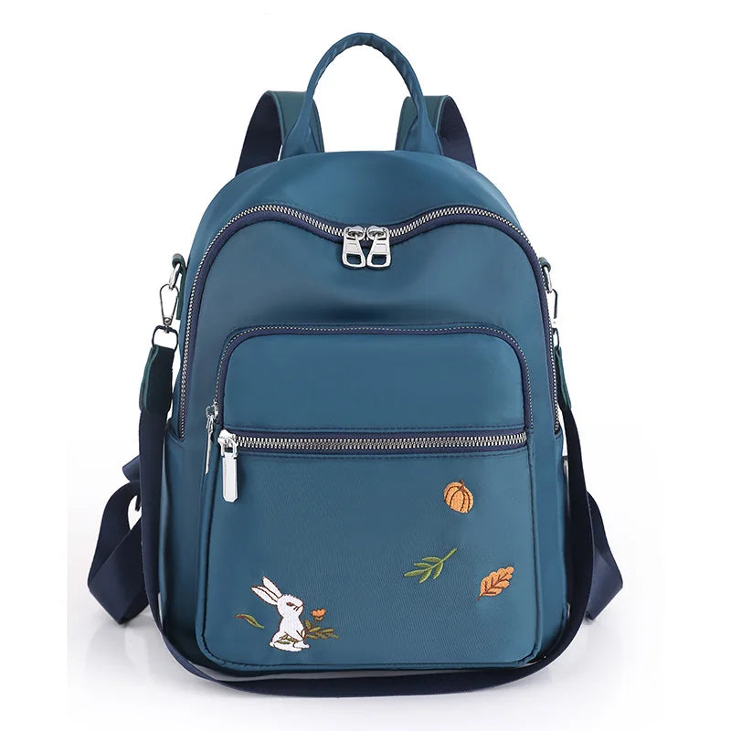 Casual woman backpack Small School bag Anti-theft backpack fashion embroidered backpack ladies backpack leisure shoulder bag