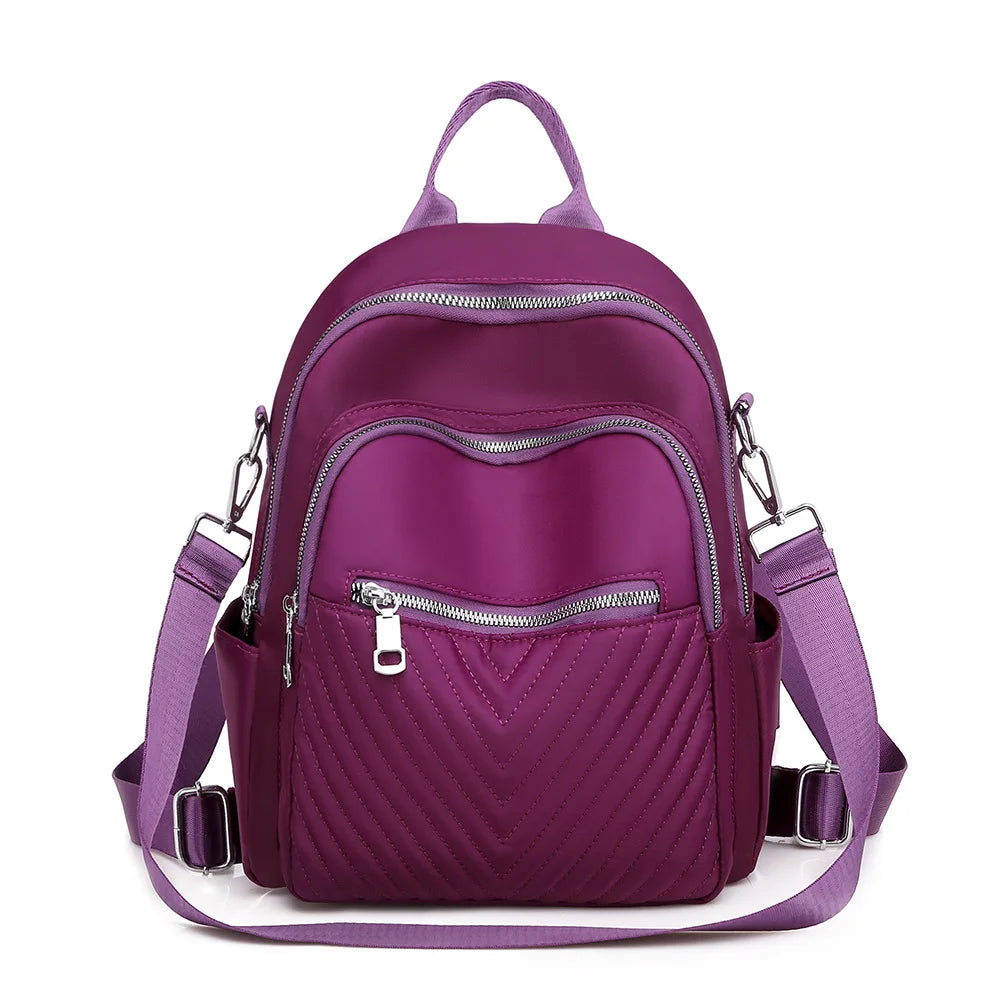 Casual woman backpack small travel backpack fashion mini backpack ladies shoulder bag red black backpack schoolbag girl gift