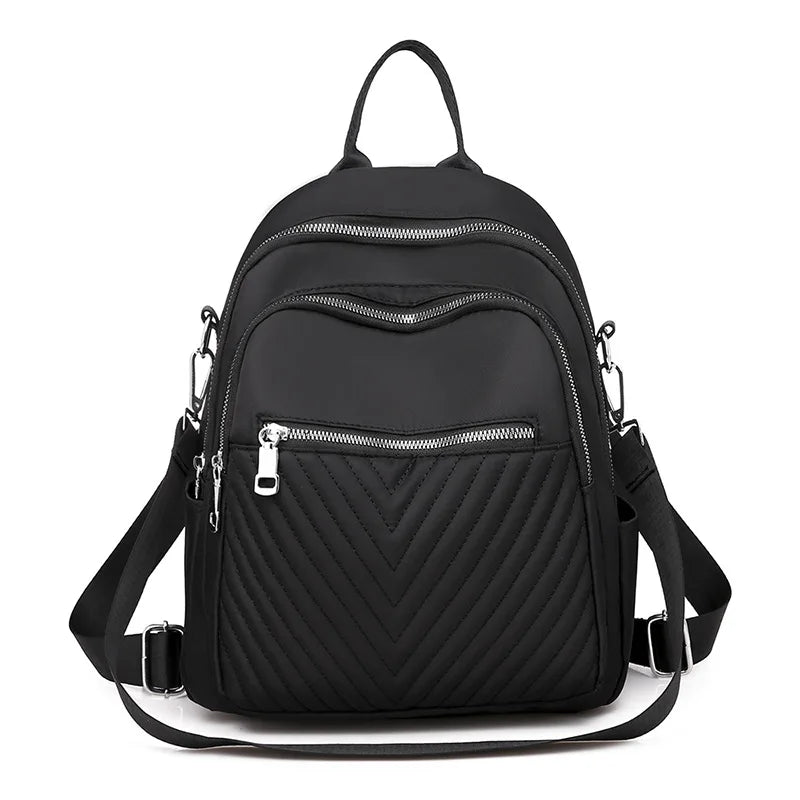 Casual woman backpack small travel backpack fashion mini backpack ladies shoulder bag red black backpack schoolbag girl gift