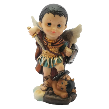 Catholic Statue Seven Archangels Michael Raphael Zadquiel Barachiel Uriel Gabriel Jofiel Cartoon Collection Figurines Set