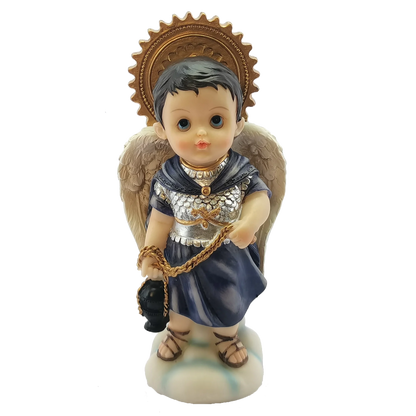 Catholic Statue Seven Archangels Michael Raphael Zadquiel Barachiel Uriel Gabriel Jofiel Cartoon Collection Figurines Set