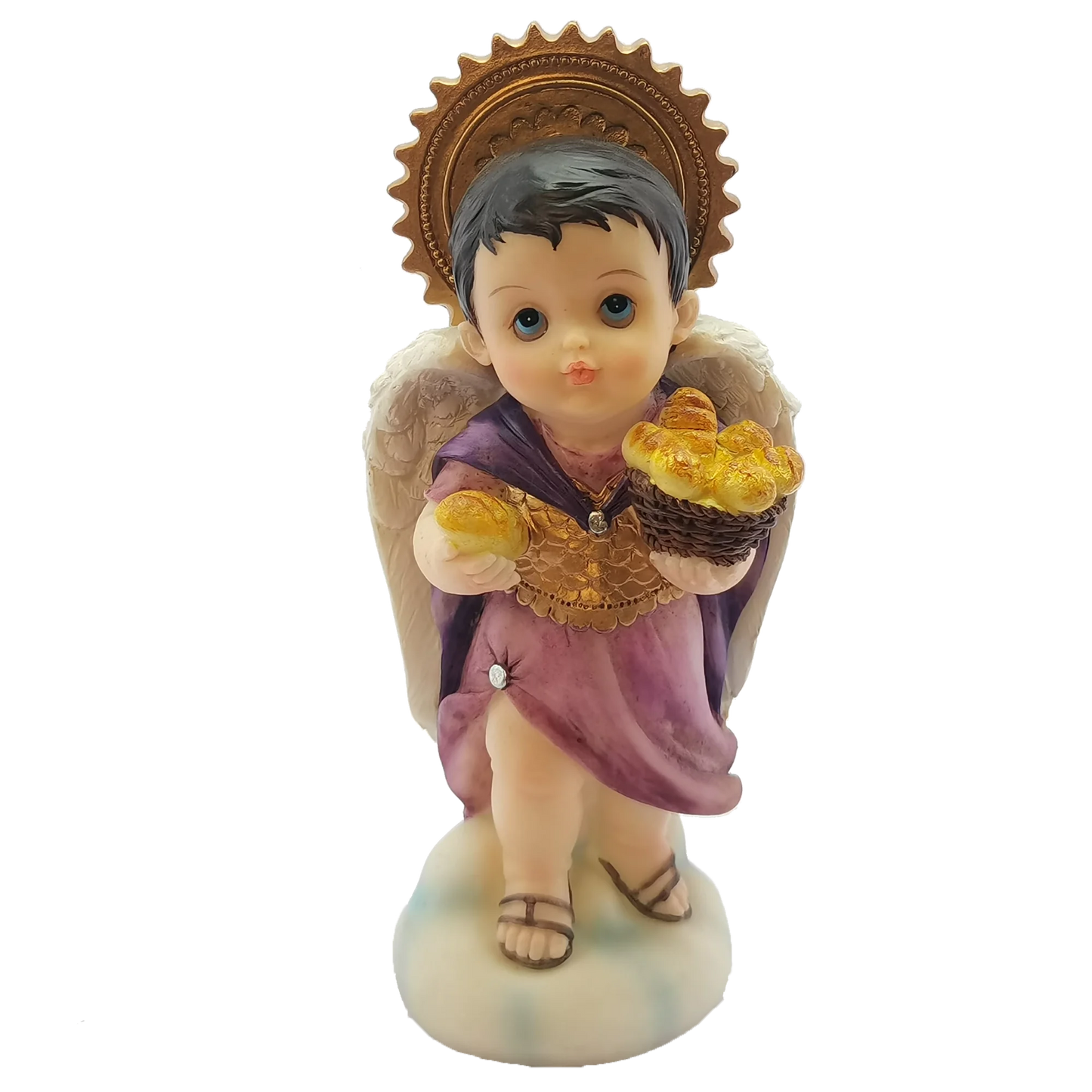 Catholic Statue Seven Archangels Michael Raphael Zadquiel Barachiel Uriel Gabriel Jofiel Cartoon Collection Figurines Set
