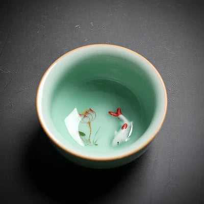 Celadon Kungfu Tea Set, Tea Cup, Teapot Cover Bowl, Tea Washing, Six Gentleman Tea Set, Filter, Single Master Cup, Ashtray