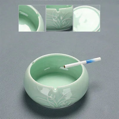 Celadon Kungfu Tea Set, Tea Cup, Teapot Cover Bowl, Tea Washing, Six Gentleman Tea Set, Filter, Single Master Cup, Ashtray