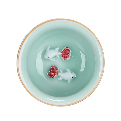 Celadon Kungfu Tea Set, Tea Cup, Teapot Cover Bowl, Tea Washing, Six Gentleman Tea Set, Filter, Single Master Cup, Ashtray