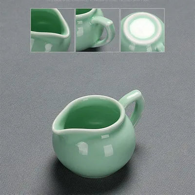 Celadon Kungfu Tea Set, Tea Cup, Teapot Cover Bowl, Tea Washing, Six Gentleman Tea Set, Filter, Single Master Cup, Ashtray