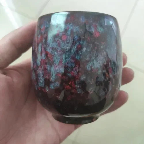 Ceramic 150ML China Tea Cup  Kiln Change Ceramic Home Teacup  Teaware Creative ceramic cups