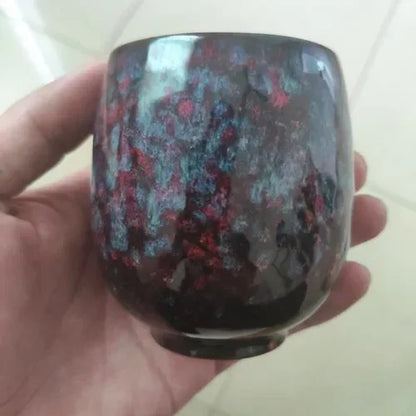 Ceramic 150ML China Tea Cup  Kiln Change Ceramic Home Teacup  Teaware Creative ceramic cups