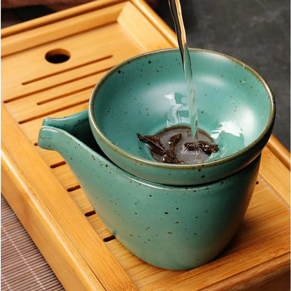 Ceramic Coarse Pottery Tea Filter, Drinkware, Kung Fu Puer, Tea Set Accessories, Strainer, Coffee Leaks, Teaware
