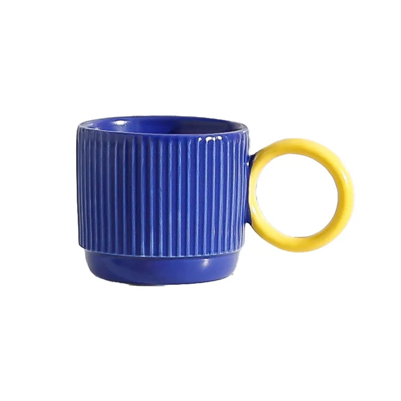 Ceramic Coffee Cup to Go Classic Colored Glaze Mug Original Ceramic Cup Cups and Mugs Free Shipping Ceramics & Pottery Drinkware