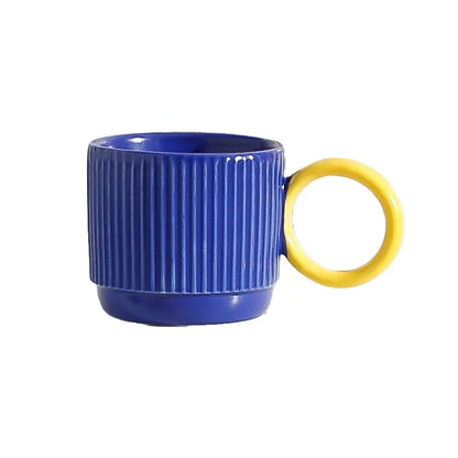 Ceramic Coffee Cup to Go Classic Colored Glaze Mug Original Ceramic Cup Cups and Mugs Free Shipping Ceramics & Pottery Drinkware