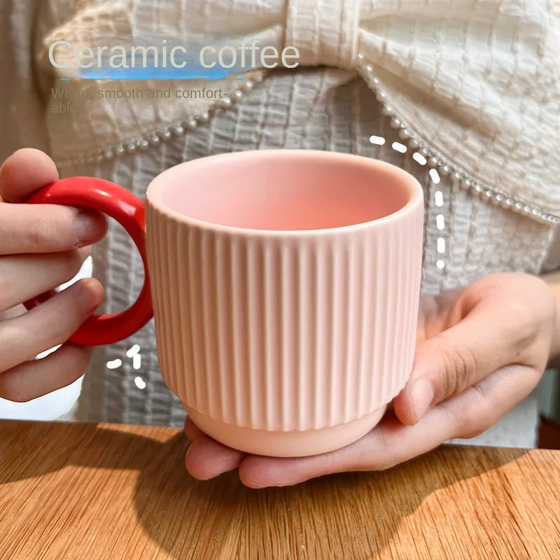 Ceramic Coffee Cup to Go Classic Colored Glaze Mug Original Ceramic Cup Cups and Mugs Free Shipping Ceramics & Pottery Drinkware