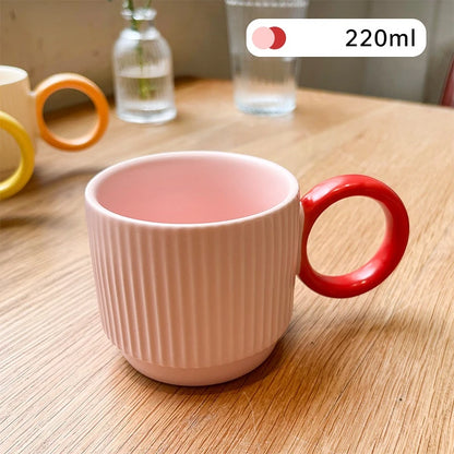 Ceramic Coffee Cup to Go Classic Colored Glaze Mug Original Ceramic Cup Cups and Mugs Free Shipping Ceramics & Pottery Drinkware