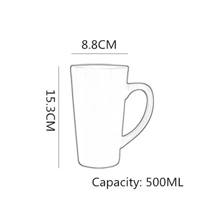 Ceramic Coffee Mugs for Husband, Travel Mug, Coffee Cup, Tea Mug, Water Cup, Anniversary Gifts for Husband G050, 500ml