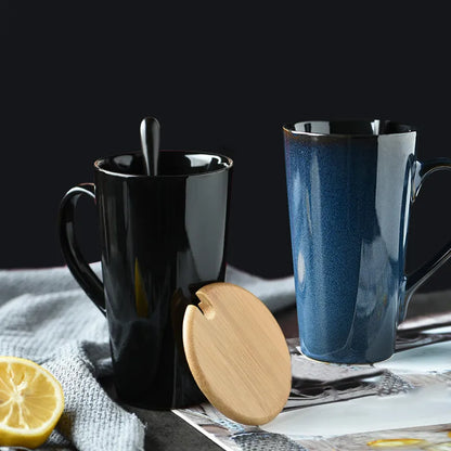 Ceramic Coffee Mugs for Husband, Travel Mug, Coffee Cup, Tea Mug, Water Cup, Anniversary Gifts for Husband G050, 500ml