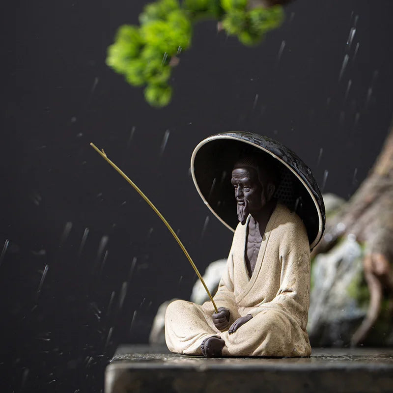 Ceramic Creative Little Monk Tea Strainer Tea Leaking Tea Home Kung Fu Tea Set Accessories Tea Ceremony Decoration Ornament