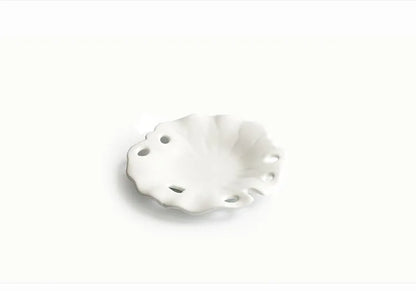 Ceramic Cup Mats Tea Cup Saucer Kung Fu Tea Ceremony Accessories Unglazed Glaze Non-Slip Insulation Porcelain Coaster tea set