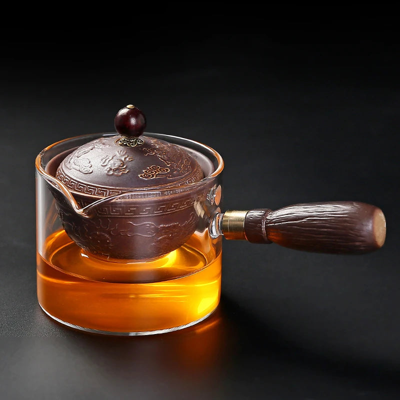 Ceramic Glass Tea Set Tea Maker Teapot Porcelain Chinese Gongfu Tea Set Portable Tea Set Teaware Sets Cup For Tea