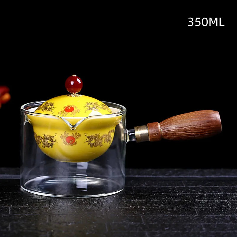 Ceramic Glass Tea Set Tea Maker Teapot Porcelain Chinese Gongfu Tea Set Portable Tea Set Teaware Sets Cup For Tea