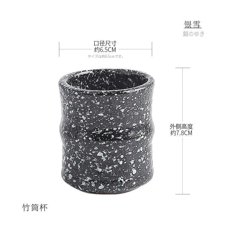 Ceramic Mug Coffee Cup Soup Tun Cup Juice Glass Japanese Style and Wind Creativity Cups Drinkware Kitchen Dining Bar Home Garden