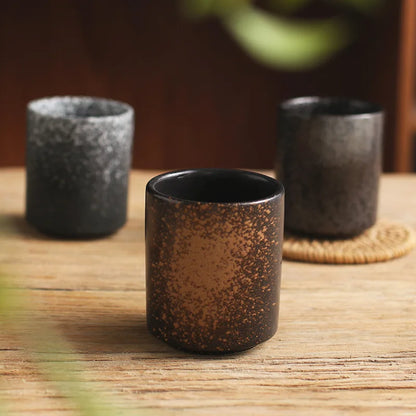 Ceramic Mug Coffee Cup Soup Tun Cup Juice Glass Japanese Style and Wind Creativity Cups Drinkware Kitchen Dining Bar Home Garden