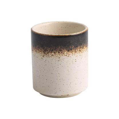 Ceramic Mug Coffee Cup Soup Tun Cup Juice Glass Japanese Style and Wind Creativity Cups Drinkware Kitchen Dining Bar Home Garden