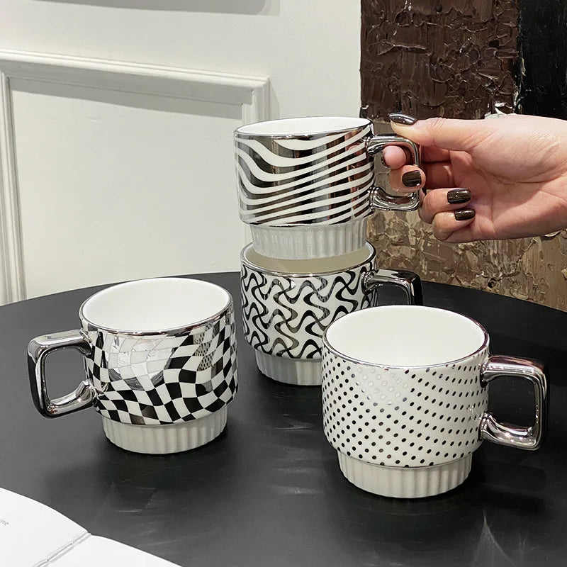 Ceramic Mugs Household Couples Drink Water Mugs Creative Coffee Mugs Water Mugs Women's Tea Mugs Advanced Sense Small Group