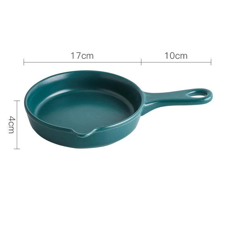 Ceramic Non-Stick Frying Pans Mini Breakfast Steak Omelette Pan Cooking Pots Kitchen Cookware Saucepan Skillet for Gas Stoves