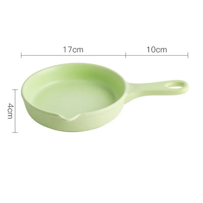 Ceramic Non-Stick Frying Pans Mini Breakfast Steak Omelette Pan Cooking Pots Kitchen Cookware Saucepan Skillet for Gas Stoves
